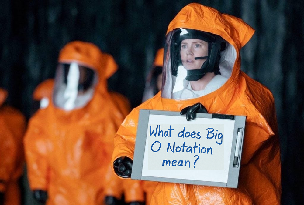 Arrive Meme - What does Big O Notation Mean?