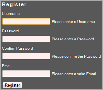 RegisterClientValidation