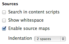 Source Maps Config